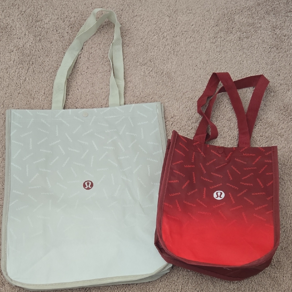 Bundle Of Lululemon Reusable Totes